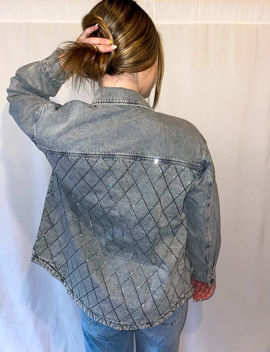 Glitter Girl Jean Jacket